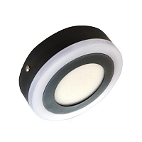 Купить Настенно-потолочный светодиодный светильник Elvan NLS-500R-6/3-WW/NH-Bk в Туле
