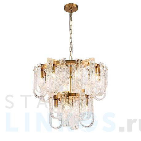 Купить Подвесная люстра Indigo BRINA 12027/12P Brass V000365 за 92 230 руб. в Туле фото 2 Купить с доставкой Подвесная люстра Indigo BRINA 12027/12P Brass V000365 в Туле фото 2