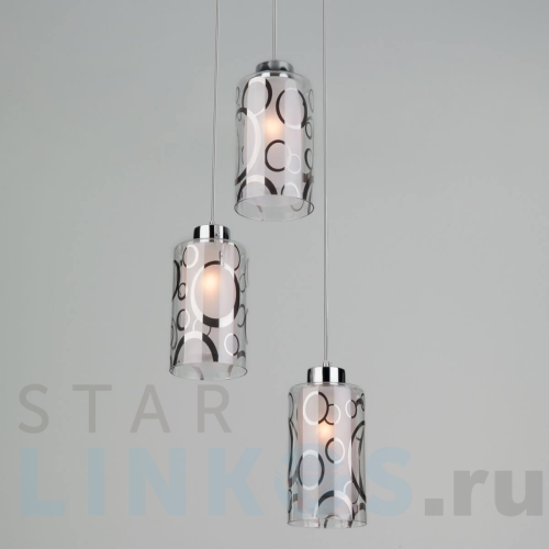 Купить Подвесной светильник Eurosvet 50000/3 хром за 7 330 руб. в Туле Купить с доставкой Подвесной светильник Eurosvet 50000/3 хром в Туле