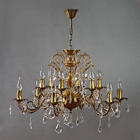 Купить Подвесная люстра Ambiente Alicante 8888/6+6 AB Leaf Crystal в Туле