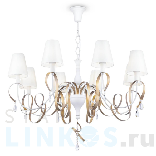 Купить Подвесная люстра Maytoni Intreccio ARM010-08-W за 38 941 руб. в Туле Купить с доставкой Подвесная люстра Maytoni Intreccio ARM010-08-W в Туле