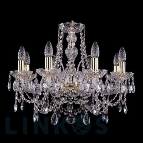 Купить Подвесная люстра Bohemia Ivele 1411/8/195 G за 39 082 руб. в Туле Купить с доставкой Подвесная люстра Bohemia Ivele 1411/8/195 G в Туле