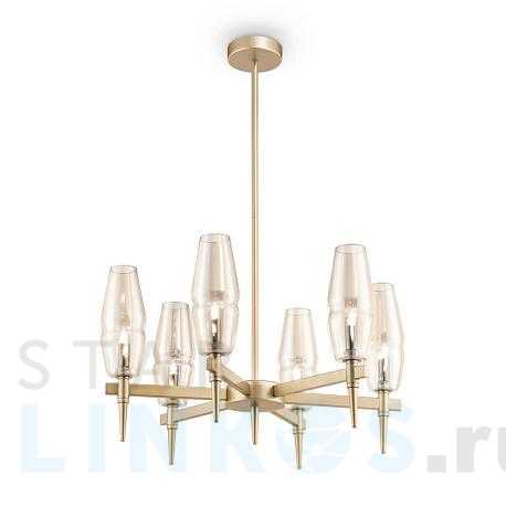 Купить Подвесная люстра Maytoni Lita H002PL-06G за 32 956 руб. в Туле фото 2 Купить с доставкой Подвесная люстра Maytoni Lita H002PL-06G в Туле фото 2