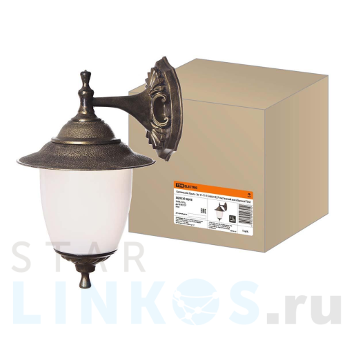 Купить с доставкой Уличный настенный светильник TDM Electric Прага Эл-11-71-1Б SQ0330-0505 в Туле