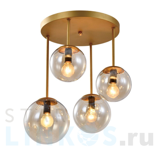 Купить Потолочная люстра Rivoli Emma 3117-304 Б0053040 за 10 787 руб. в Туле Купить с доставкой Потолочная люстра Rivoli Emma 3117-304 Б0053040 в Туле