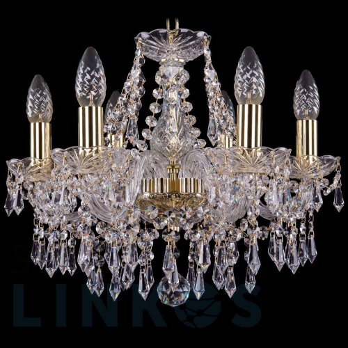 Купить Подвесная люстра Bohemia Ivele 1403/6/141 G за 26 514 руб. в Туле Купить с доставкой Подвесная люстра Bohemia Ivele 1403/6/141 G в Туле