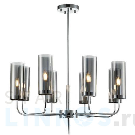 Купить Подвесная люстра Indigo Balletto 13014/8R Chrome V000258 за 19 060 руб. в Туле фото 2 Купить с доставкой Подвесная люстра Indigo Balletto 13014/8R Chrome V000258 в Туле фото 2