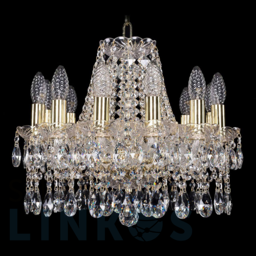 Купить Подвесная люстра Bohemia Ivele 1413/12/141 G за 43 273 руб. в Туле Купить с доставкой Подвесная люстра Bohemia Ivele 1413/12/141 G в Туле