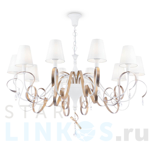 Купить Подвесная люстра Maytoni Intreccio ARM010-10-W за 44 118 руб. в Туле Купить с доставкой Подвесная люстра Maytoni Intreccio ARM010-10-W в Туле