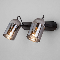 Купить Спот Eurosvet Mars 20122/2 черный/тертый серый в Туле