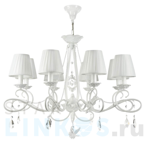 Купить Подвесная люстра Maytoni Passarinho ARM001-08-W за 40 081 руб. в Туле Купить с доставкой Подвесная люстра Maytoni Passarinho ARM001-08-W в Туле