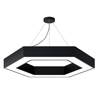 Купить Подвесной светодиодный cветильник Geometria ЭРА Hexagon SPO-124-B-40K-051 51Вт 4000К черный Б0050557 в Туле