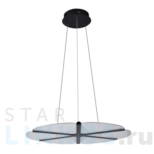 Купить Подвесная светодиодная люстра Gerhort G61316/6BK CL за 24 340 руб. в Туле Купить с доставкой Подвесная светодиодная люстра Gerhort G61316/6BK CL в Туле