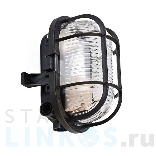 Купить с доставкой Уличный настенный светильник Deko-Light Syrma Oval Black 401012 в Туле
