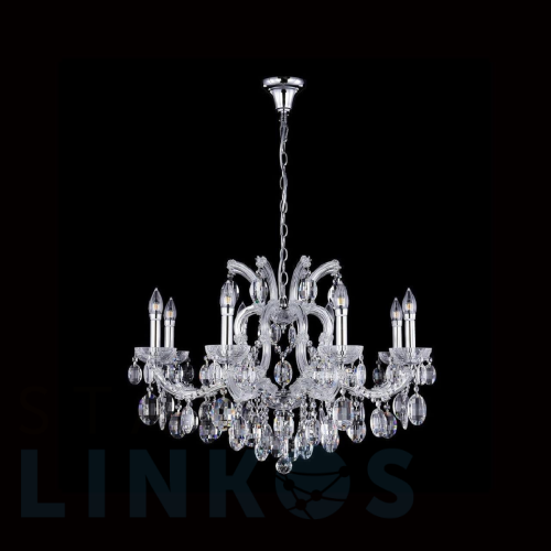 Купить Подвесная люстра Crystal Lux Hollywood SP8 Chrome за 65 900 руб. в Туле Купить с доставкой Подвесная люстра Crystal Lux Hollywood SP8 Chrome в Туле
