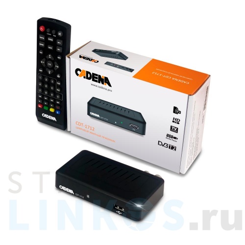 Купить Приемник цифровой эфирный CADENA CDT-1712 для телевизора фото 2