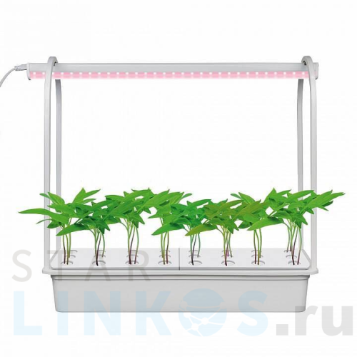 Купить с доставкой Светодиодный светильник для растений Uniel Minigarden ULT-P44D-10W/Sple IP20 Aqua Simple White UL-00004499 в Туле