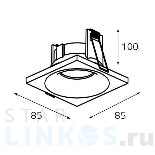Купить Встраиваемый светильник Italline IT07-7011 white за 1 440 руб. в Туле фото 2 Купить с доставкой Встраиваемый светильник Italline IT07-7011 white в Туле фото 2