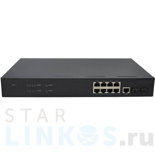 Купить с доставкой Управляемый 8-портовый (L2+) коммутатор Gigabit Ethernet Osnovo SW-70802/L2 в Туле