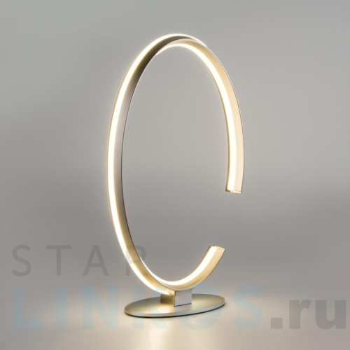 Купить с доставкой Настольная лампа Eurosvet 80414/1 сатин-никель в Туле