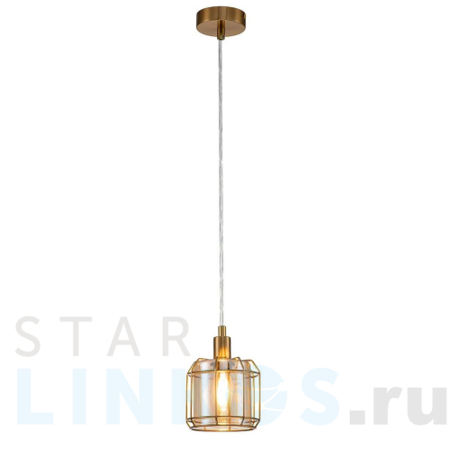 Купить Подвесной светильник Escada Midland 10188/1S Brass за 4 070 руб. в Туле Купить с доставкой Подвесной светильник Escada Midland 10188/1S Brass в Туле