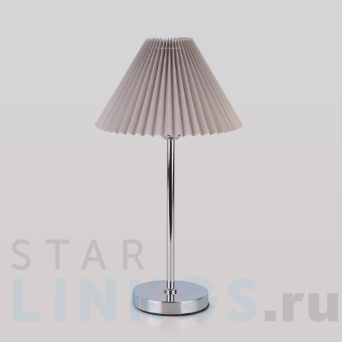 Купить с доставкой Настольная лампа Eurosvet Peony 01132/1 хром/серый в Туле