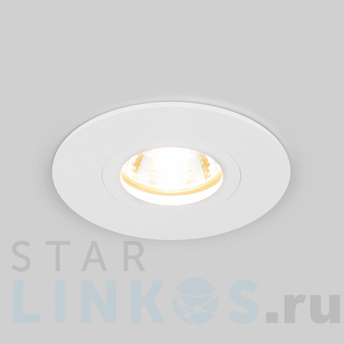Купить с доставкой Встраиваемый светильник Elektrostandard 25001/01 MR16 белый a057000 в Туле