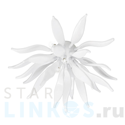 Купить Потолочный светильник Ideal Lux Leaves PL6 Bianco 112299 за 71 140 руб. в Туле Купить с доставкой Потолочный светильник Ideal Lux Leaves PL6 Bianco 112299 в Туле