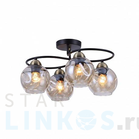 Купить Потолочная люстра Omnilux Carini OML-95007-04 за 7 880 руб. в Туле фото 2 Купить с доставкой Потолочная люстра Omnilux Carini OML-95007-04 в Туле фото 2