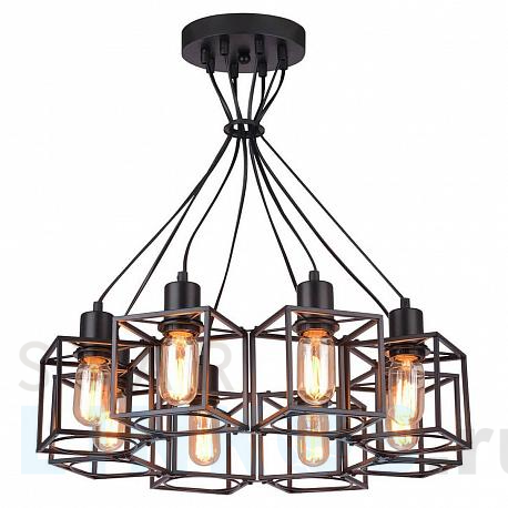 Купить Подвесная люстра Lussole Loft Badger GRLSP-9541 за 24 516 руб. в Туле фото 2 Купить с доставкой Подвесная люстра Lussole Loft Badger GRLSP-9541 в Туле фото 2