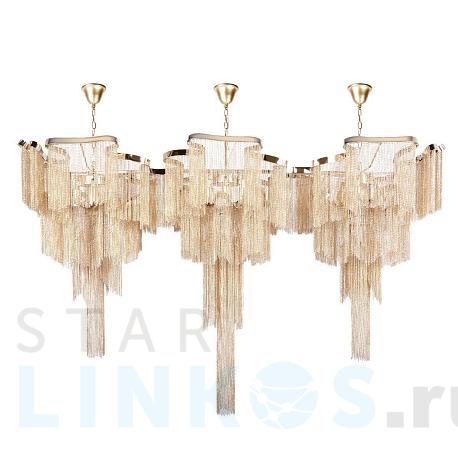 Купить Подвесная люстра Loft IT Stream 10208/1400R Gold за 146 280 руб. в Туле фото 2 Купить с доставкой Подвесная люстра Loft IT Stream 10208/1400R Gold в Туле фото 2