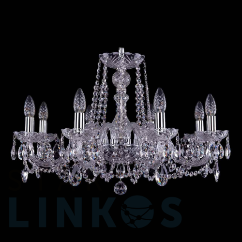 Купить Подвесная люстра Bohemia Ivele 1402/8/240 Ni за 38 643 руб. в Туле Купить с доставкой Подвесная люстра Bohemia Ivele 1402/8/240 Ni в Туле