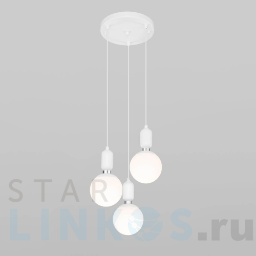 Купить Подвесной светильник Eurosvet 50151/3 белый за 12 600 руб. в Туле Купить с доставкой Подвесной светильник Eurosvet 50151/3 белый в Туле
