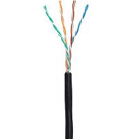 Купить Кабель U/UTP NETLAN EC-UU004-5E-PE-BK неэкранированная витая пара Cat 5е для внешней прокладки, 305 м в Туле
