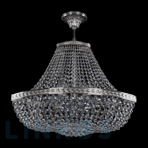 Купить Потолочная люстра Bohemia Ivele 19283/H1/55IV Ni за 45 027 руб. в Туле Купить с доставкой Потолочная люстра Bohemia Ivele 19283/H1/55IV Ni в Туле