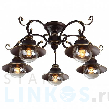 Купить Потолочная люстра Arte Lamp 7 A4577PL-5CK за 19 990 руб. в Туле фото 2 Купить с доставкой Потолочная люстра Arte Lamp 7 A4577PL-5CK в Туле фото 2