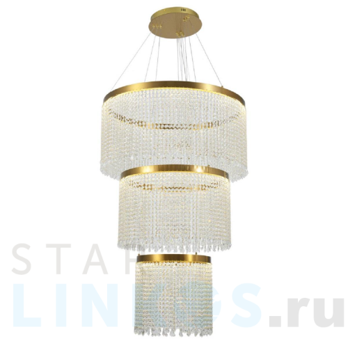 Купить с доставкой Подвесная светодиодная люстра Chiaro Вассерфал 3 617010703 в Туле