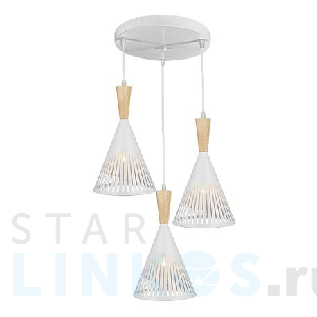 Купить Подвесная люстра Seven Fires Adrien WD3603/3P-WT за 4 260 руб. в Туле фото 2 Купить с доставкой Подвесная люстра Seven Fires Adrien WD3603/3P-WT в Туле фото 2