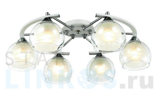 Купить Потолочная люстра Omnilux Saragossa OML-28313-06 за 11 330 руб. в Туле Купить с доставкой Потолочная люстра Omnilux Saragossa OML-28313-06 в Туле