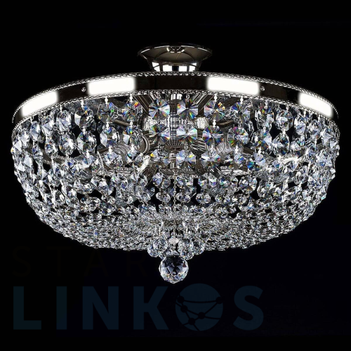 Купить Потолочный светильник Artglass Gerta Dia 450 Nickel CE за 103 240 руб. в Туле Купить с доставкой Потолочный светильник Artglass Gerta Dia 450 Nickel CE в Туле