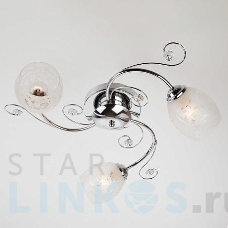 Купить Подвесная люстра Eurosvet 9677/3 хром за 5 850 руб. в Туле фото 2 Купить с доставкой Подвесная люстра Eurosvet 9677/3 хром в Туле фото 2