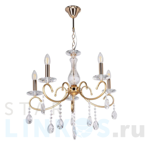 Купить Подвесная люстра De Markt City Свеча 683014905 за 8 120 руб. в Туле Купить с доставкой Подвесная люстра De Markt City Свеча 683014905 в Туле