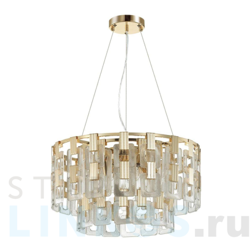 Купить Подвесная люстра Odeon Light Hall Buckle 4989/9 за 51 410 руб. в Туле Купить с доставкой Подвесная люстра Odeon Light Hall Buckle 4989/9 в Туле