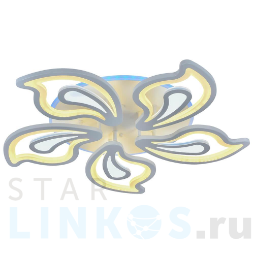 Купить Потолочная светодиодная люстра Profit Light 8073/5 WHT за 10 710 руб. в Туле Купить с доставкой Потолочная светодиодная люстра Profit Light 8073/5 WHT в Туле