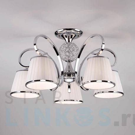 Купить Потолочная люстра Eurosvet 60088/5 хром за 17 100 руб. в Туле фото 2 Купить с доставкой Потолочная люстра Eurosvet 60088/5 хром в Туле фото 2