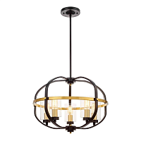 Купить Подвесная люстра Lumina Deco Monterey LDP 1141-5 BK+MD в Туле