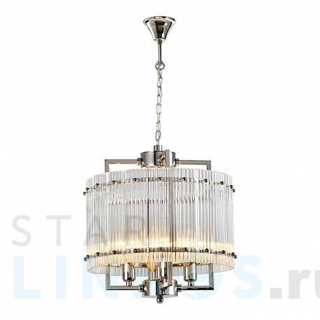 Купить Подвесная люстра iLamp Silverstone P9503-4 NIC за 33 890 руб. в Туле фото 2 Купить с доставкой Подвесная люстра iLamp Silverstone P9503-4 NIC в Туле фото 2