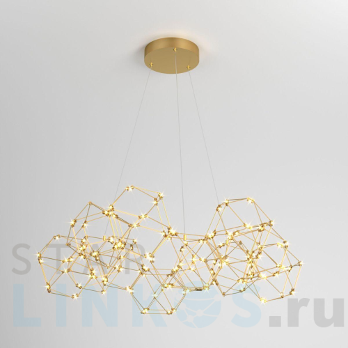 Купить Подвесной светодиодный светильник Eurosvet Uma 90169/12 медь за 97 300 руб. в Туле Купить с доставкой Подвесной светодиодный светильник Eurosvet Uma 90169/12 медь в Туле