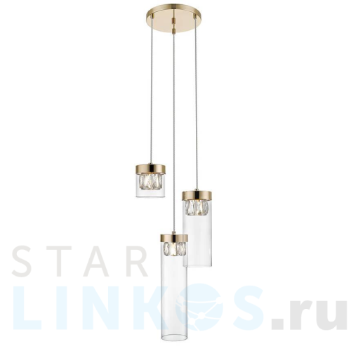 Купить Подвесной светильник Zumaline Gem P0389-03D-F7AC за 44 380 руб. в Туле Купить с доставкой Подвесной светильник Zumaline Gem P0389-03D-F7AC в Туле