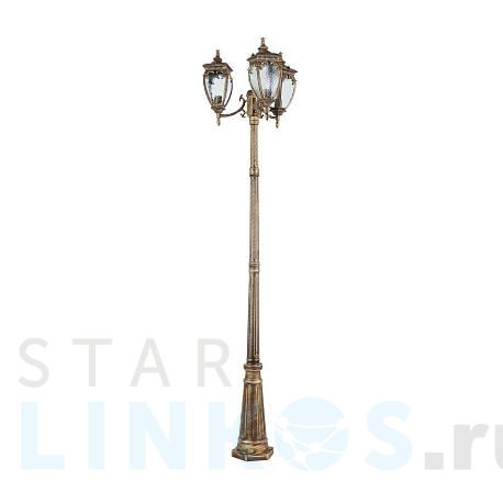 Купить Садово-парковый светильник Maytoni Fleur O414FL-03GB за 31 531 руб. в Туле фото 2 Купить с доставкой Садово-парковый светильник Maytoni Fleur O414FL-03GB в Туле фото 2